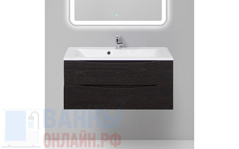 Тумба с раковиной BelBagno Marino 100 rovere cioccolato amaro