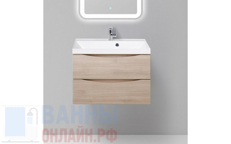 Тумба с раковиной BelBagno Marino 70 rovere grigio