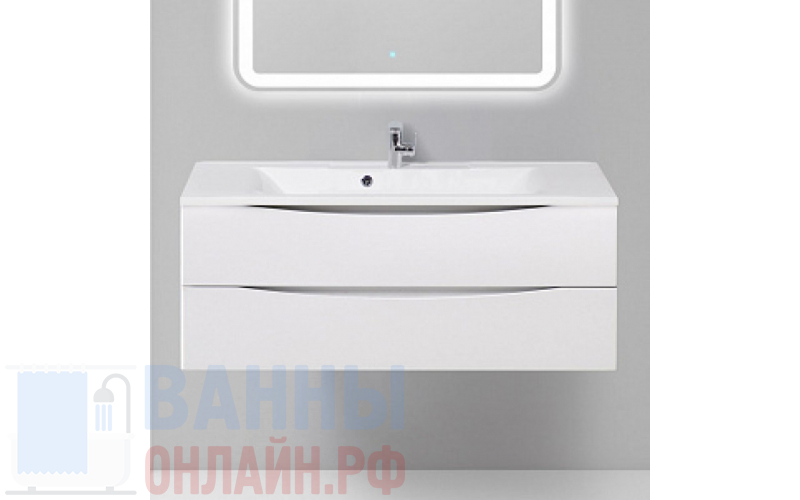 Тумба с раковиной BelBagno Marino 120 bianco opaco
