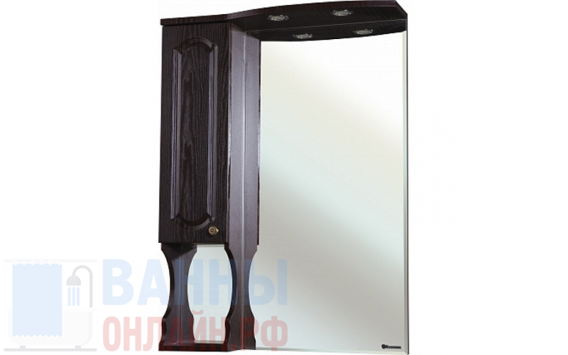 Зеркало-шкаф Bellezza Камелия 65 L венге