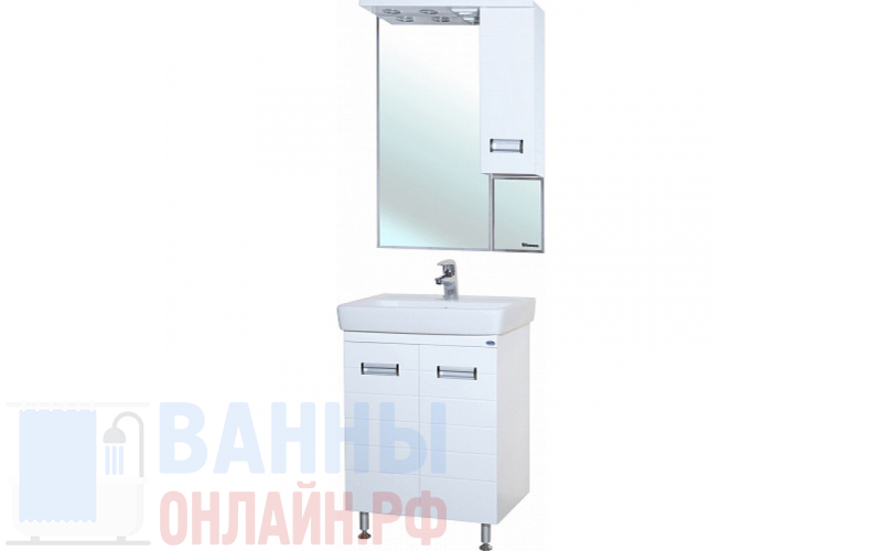 Мебель для ванной Bellezza Сиена 60 белая