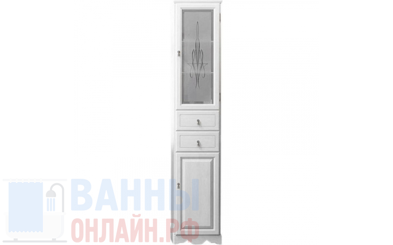 Шкаф-пенал Opadiris Тибет 40 R белый матовый