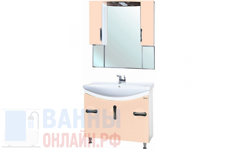 Мебель для ванной Bellezza Лагуна 105 бежевая