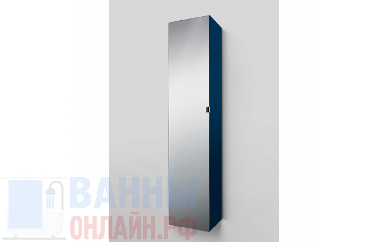 Шкаф-пенал Am.Pm Spirit V2.0 35 L подвесной, зеркало, глубокий синий