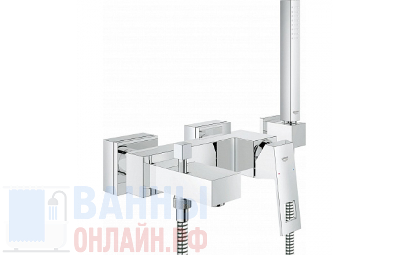 Смеситель Grohe Eurocube 23141000 для ванны с душем
