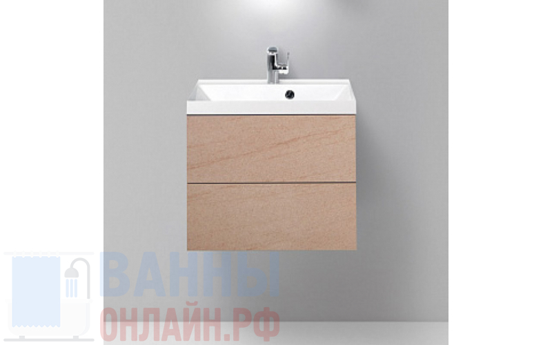 Тумба с раковиной BelBagno Regina 60 rosso basalto