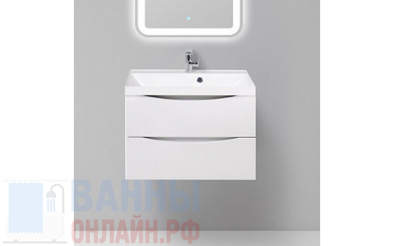 Тумба с раковиной BelBagno Marino 70 bianco opaco