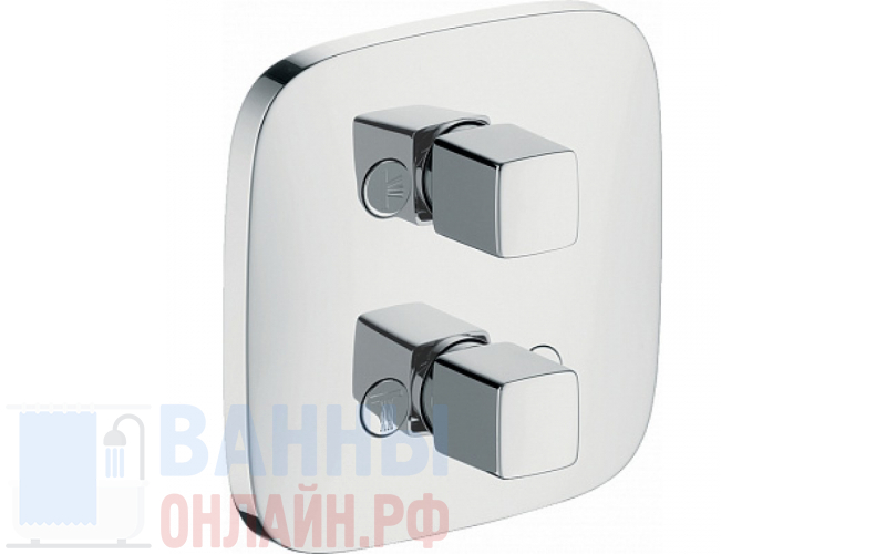 Переключатель потоков Hansgrohe PuraVida iControl 15777000 на три потребителя