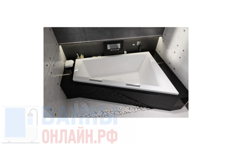 Акриловая ванна Riho Doppio 180x130 L без гидромассажа BA9100500000000