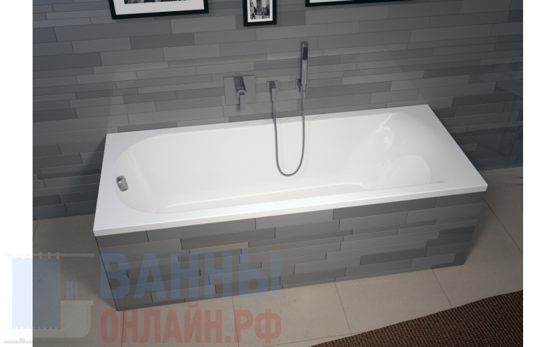 Акриловая ванна Riho Miami 170x70 без гидромассажа BB6200500000000