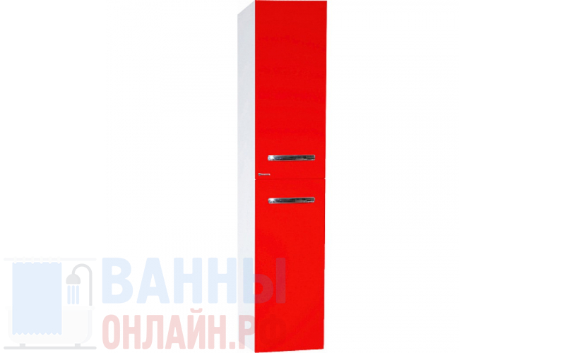 Шкаф-пенал Bellezza Рокко 35 подвесной, красный