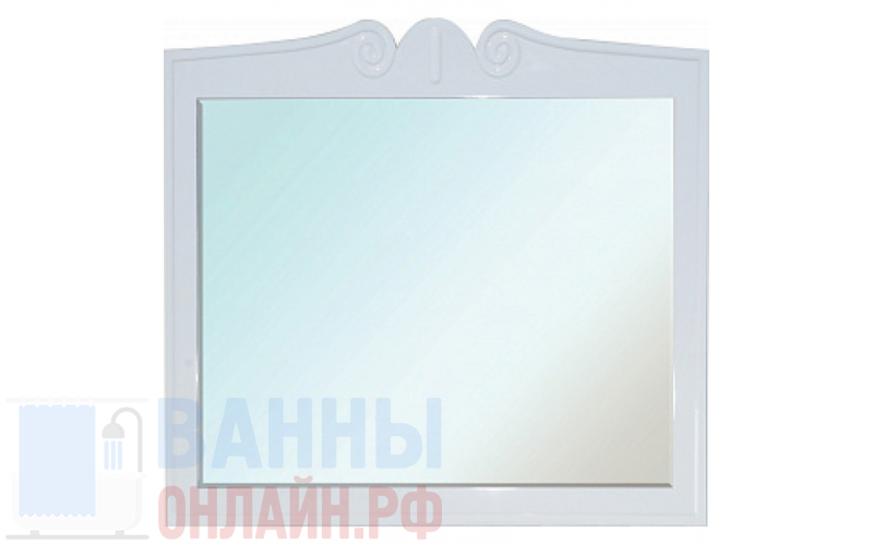 Зеркало Bellezza Эстель 80 белое