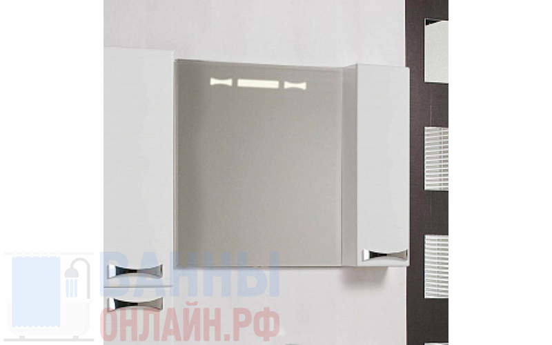 Зеркало-шкаф Акватон Диор 80 белый
