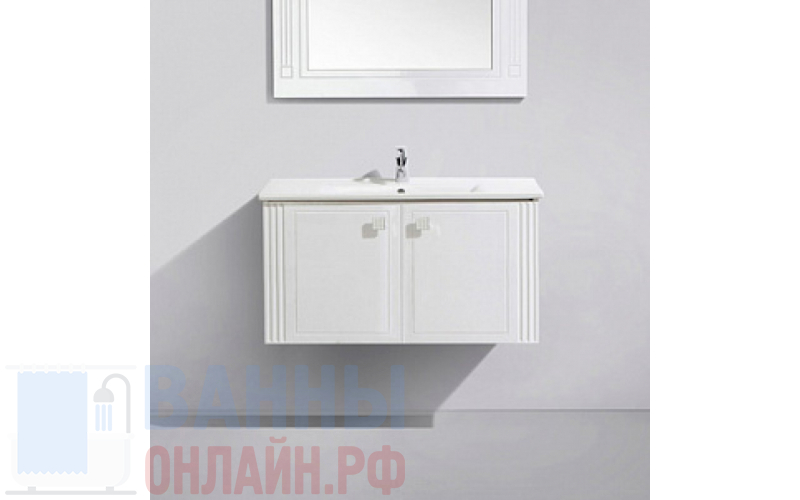 Тумба с раковиной BelBagno Atria 100 bianco lucido