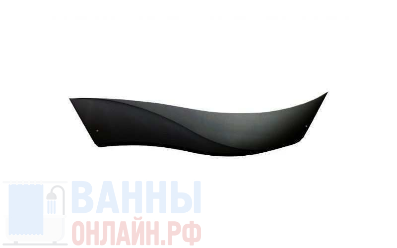 Фронтальная панель для ванны Aquanet Borneo 170 L черная