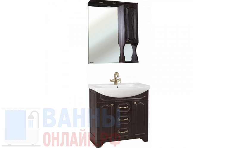 Мебель для ванной Bellezza Камелия 85 венге