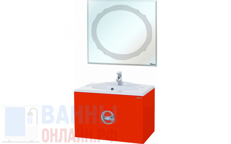Мебель для ванной Bellezza Флоренция 90 красная
