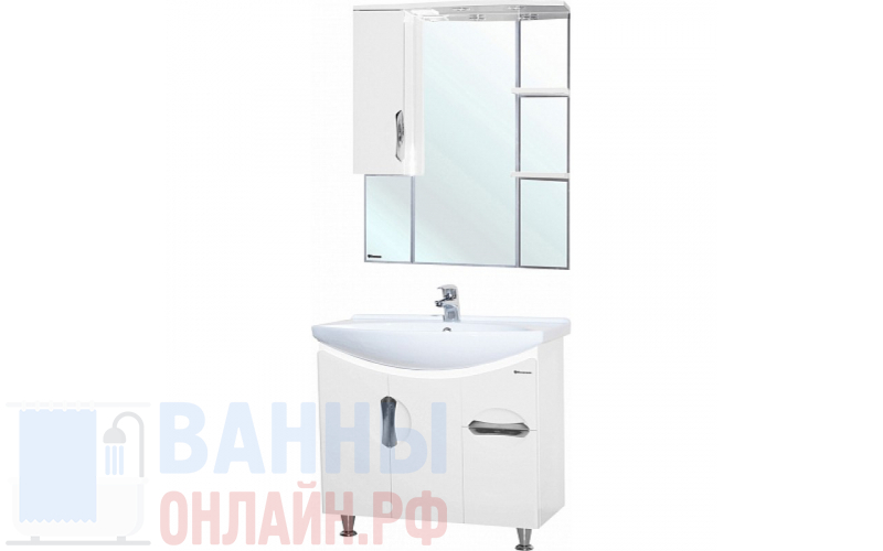 Мебель для ванной Bellezza Лагуна 75 белая