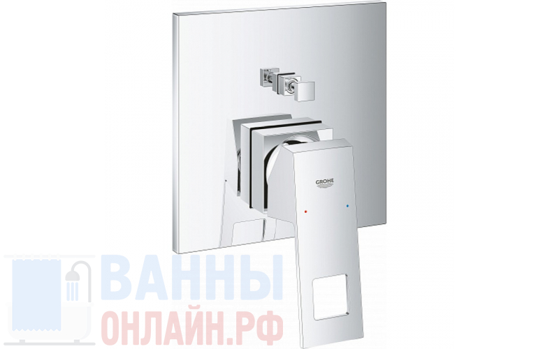 Смеситель Grohe Eurocube 24062000 для ванны с душем