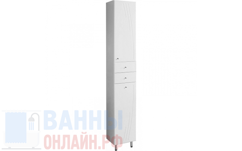 Шкаф-пенал Акватон Минима R с бельевой корзиной
