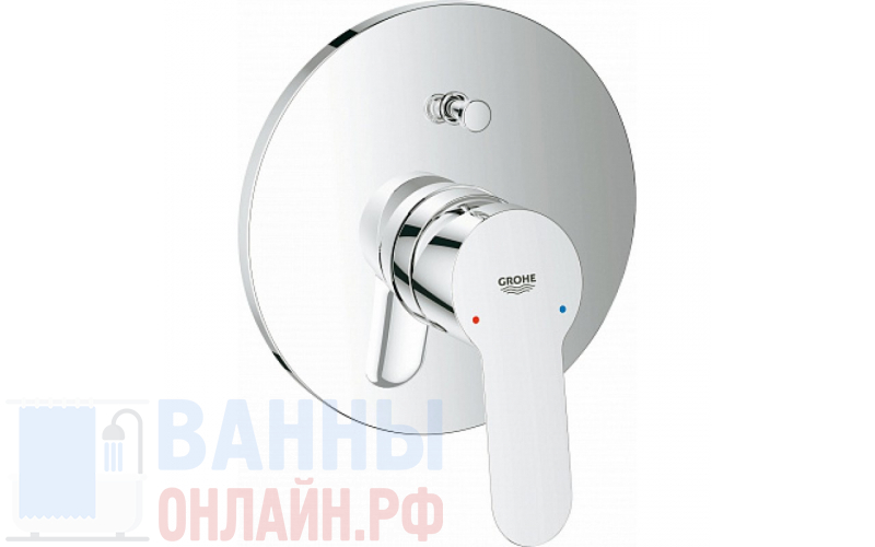 Смеситель Grohe BauEdge 29079000 С ВНУТРЕННЕЙ ЧАСТЬЮ