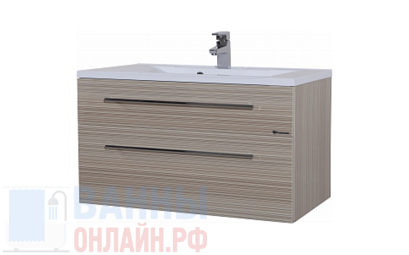 Тумба с раковиной Bellezza Эльза 100 бежевая