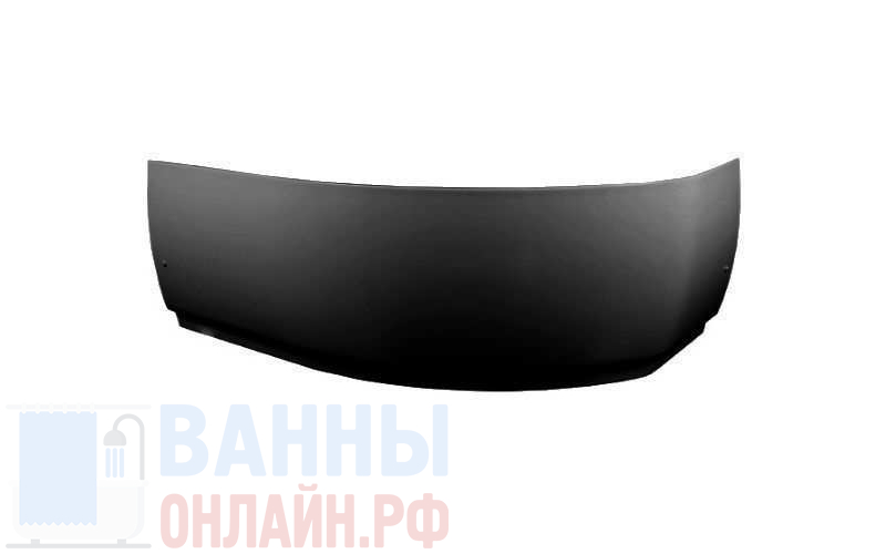 Фронтальная панель для ванны Aquanet Capri 170 L черная