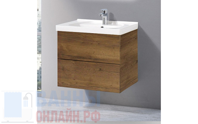 Тумба с раковиной BelBagno Regina 60 rovere tabacco