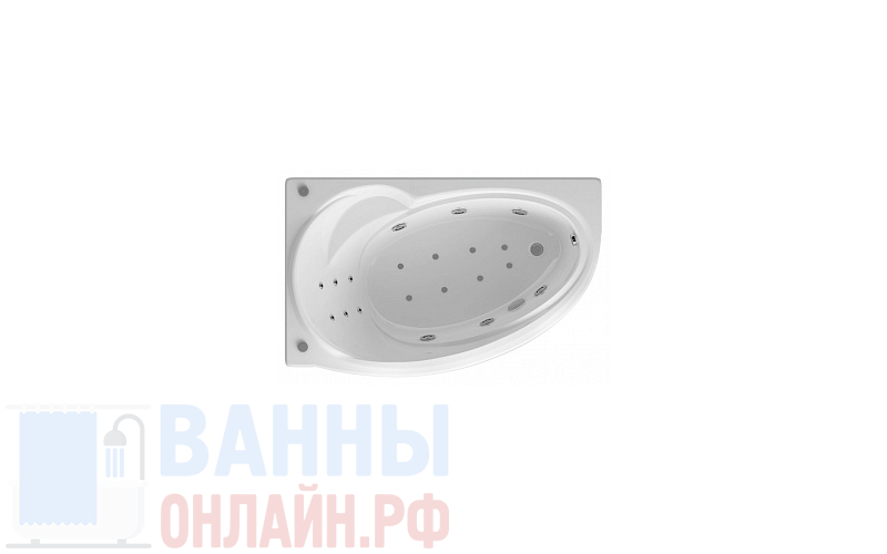 Акриловая ванна Акватек Бетта 160 L