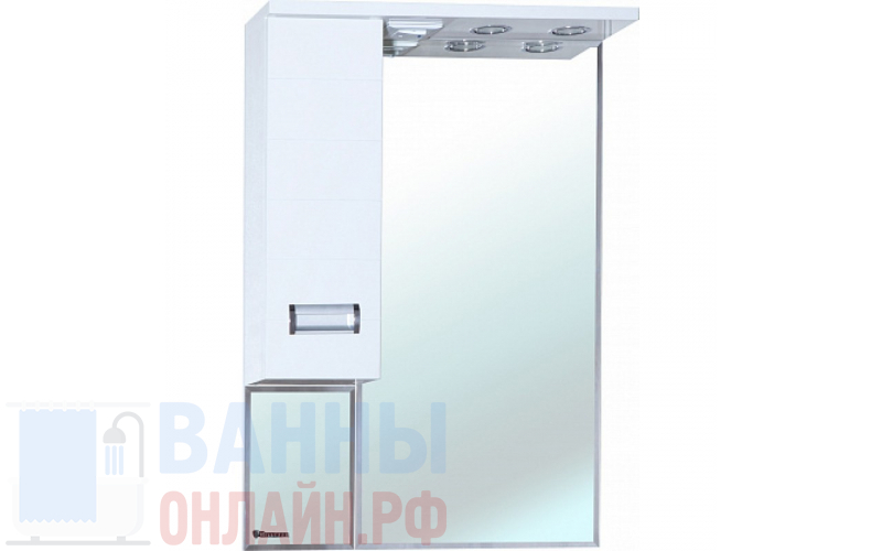 Зеркало-шкаф Bellezza Сиена 70 L белый