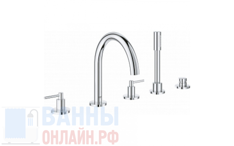 Смеситель Grohe Atrio New 19922003 на борт ванны