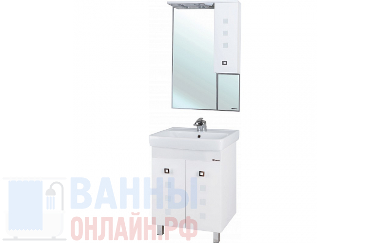 Мебель для ванной Bellezza Натали 60 белая