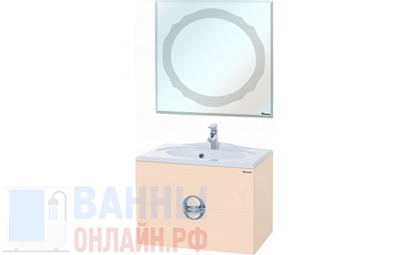 Мебель для ванной Bellezza Флоренция 80 бежевая