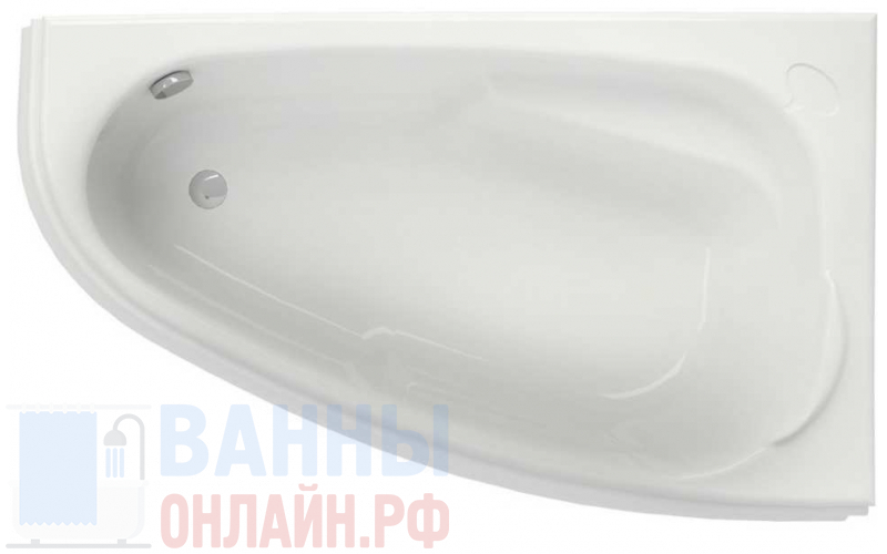 Акриловая ванна Cersanit JOANNA 140 правая WA-JOANNA*140-R-W 140х90
