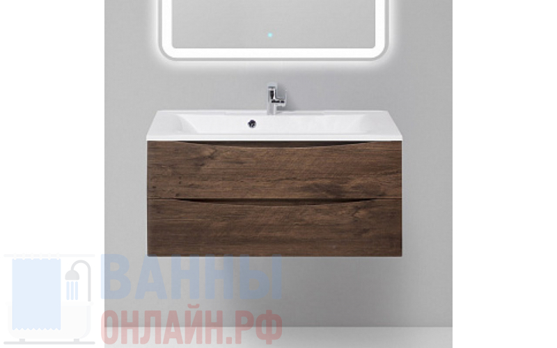 Тумба с раковиной BelBagno Marino 100 rovere moro