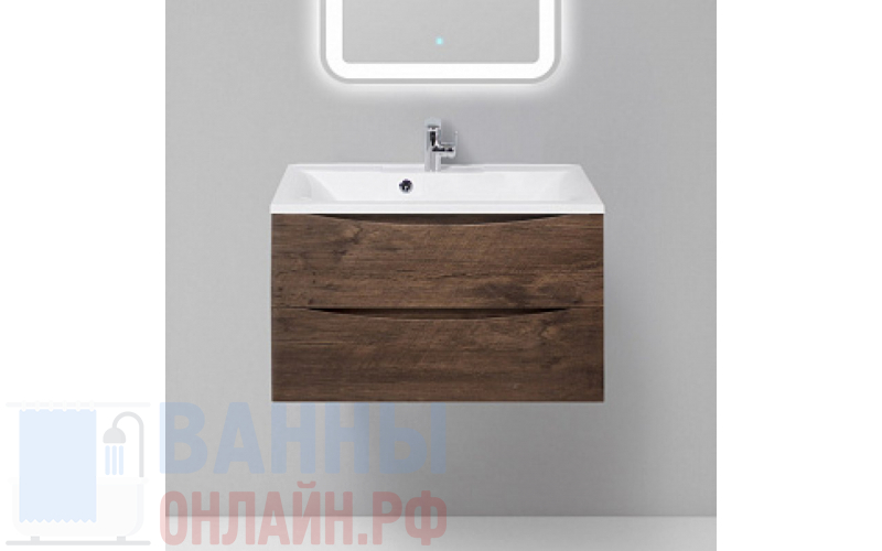 Тумба с раковиной BelBagno Marino 80 rovere moro