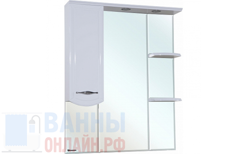 Зеркало-шкаф Bellezza Эрика 80 L