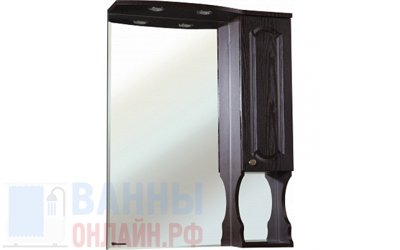 Зеркало-шкаф Bellezza Камелия 75 R венге
