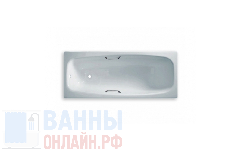 Чугунная ванна Универсал ВЧ-1700 Грация с ручками 170х70