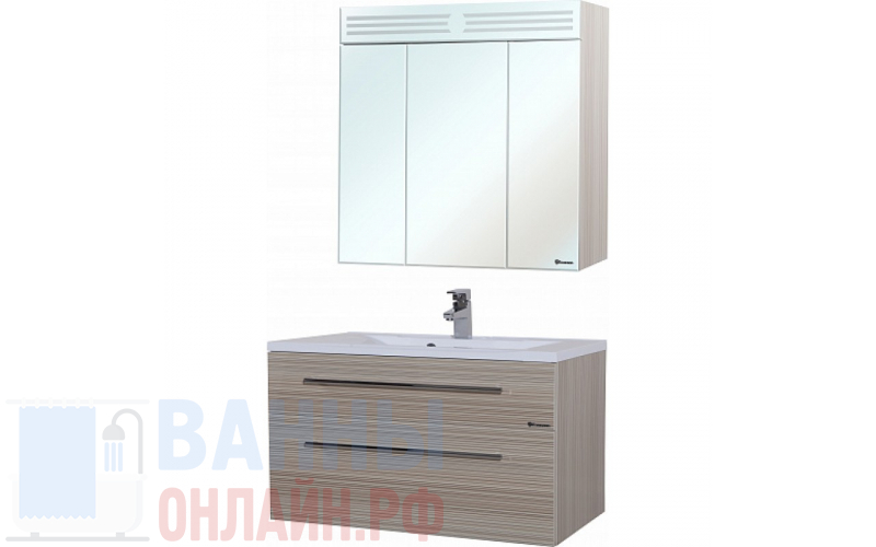 Мебель для ванной Bellezza Эльза 100 бежевая