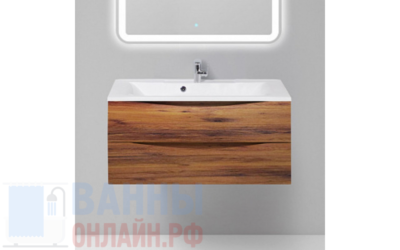 Тумба с раковиной BelBagno Marino 100 rovere ciliegio