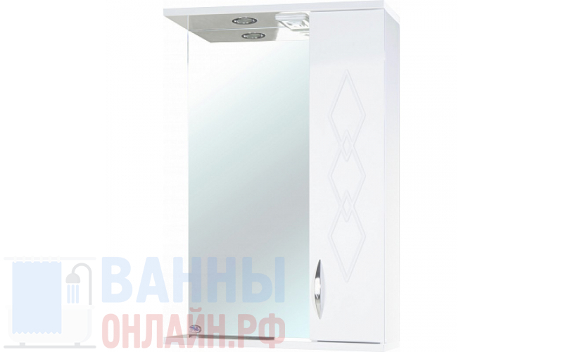 Зеркало-шкаф Bellezza Элеганс 50 R