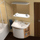 Мебель для ванной Ravak Rosa Comfort береза/белая L фото 1