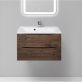 Тумба с раковиной BelBagno Marino 75 rovere moro фото 1