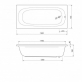 Акриловая ванна Cezares PIAVE-150-70-42 1500x700x420 фото 4