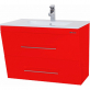 Мебель для ванной Bellezza Берта подвесная 60 красная фото 2