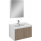Мебель для ванной Velvex Klaufs 70.1Y белая, шатанэ, подвесная фото 1
