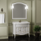 Мебель для ванной Opadiris Лоренцо 100 белая с патиной фото 1
