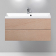 Мебель для ванной BelBagno Regina 100 rosso basalto фото 3