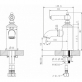 Смеситель для раковины KAISER Zinger 35011 фото 3